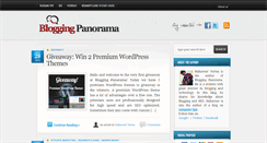 Desktop Screenshot of bloggingpanorama.com